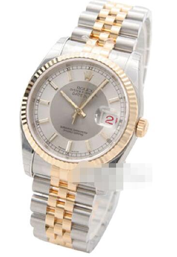 ロレックスコピーDatejust 116233白盤シルバーハート時計